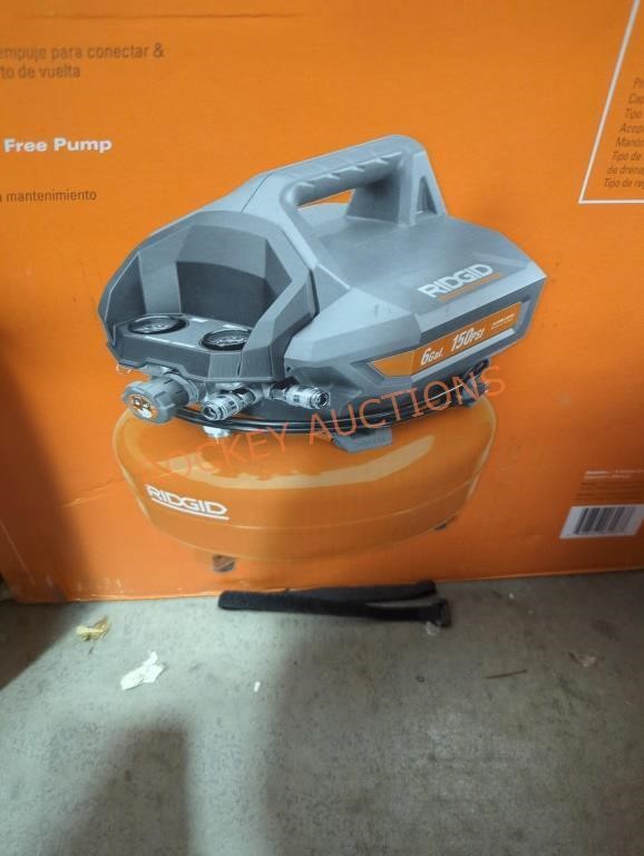 Ridgid 6 gal air compressor