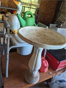 Plastic Bird Bath, Watering Cans, Bedside Commode
