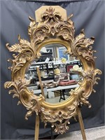 OUTSTANDING ORNATE WALL MIRROR-37x32