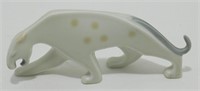 * Vintage Mid Century Snow Leopard Porcelain