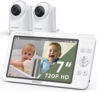 $219 bonoch MegaView Baby Monitor 2 Cameras, 7"