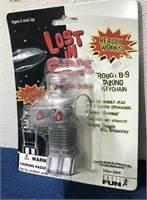 New 1997 Lost in Space Robot B-9 Talking Keychain