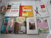 7 Livres de recettes grands formats en français