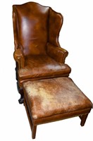 Leather Wing Chair