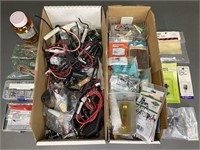 (2) Boxes of Misc. Electronic Parts