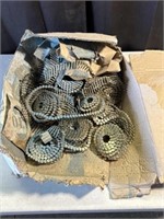 Partial box of roofing nails for airgun