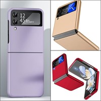 3 x NEW Gold, Red, & Purple Samsung Z Flip 4 Case