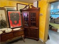 Beautiful Antique Corner Cabinet