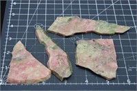 5.1 Oz Pink Jade Slabs, Wyoming