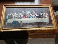 Last Supper Picture Framed
