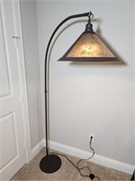 Mission Style Arc Floor Lamp