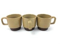 3 La Mesa MCM coffee mugs.  Oven to table