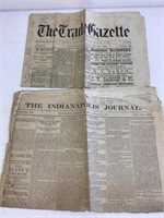 19th C Newspapers Louisville & Indianapolis