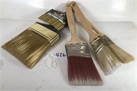 4 Paint Brushes 4",2 1/2",1 1/2"