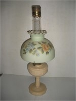 Aladdin Glass 27 inch Oil Lamp,