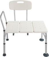 Winado Tub Transfer Bench - 330 lbs  White