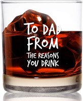 To Dad From The Reasons You Drink Whiskey 11 oz