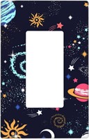Galaxy Space Rocker Light Switch Cover