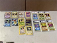 POKEMON CARD LOT w SOME GRADED CARDS