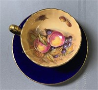 Aynsley  D. Jones Orchard Fruit cup & saucer