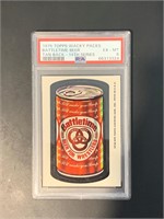 1975 Topps Wacky Packages Battletime Beer Tan Back