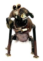Steel/IronFolk Art Dog Sculpture