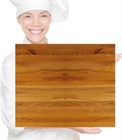 $110  Wood Cutting Board, 18 x 30 x 1.75