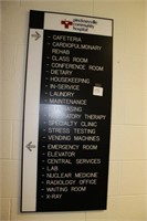 Pinckneyville Community Hospital directional sign