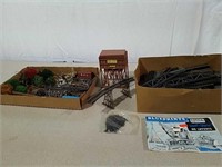 Two boxes track and accessories for lifelike HO