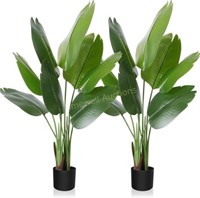 Fopamtri  Artificial Bird of Paradise 4ft 2-Pack