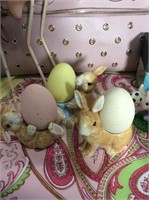 Three  piece bunny egg holders