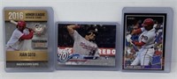 (3) Juan Soto Rookie Baseball Cards