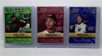 (3) Derek Jeter Rookie Phenoms Rookie Cards