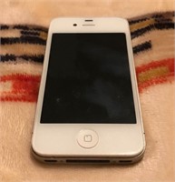 White Apple iPhone 4 A1349 UNTESTED