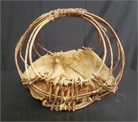 Native American hand-crafted basket