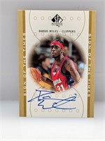 2001 UD Sign of the Times Darius Miles Auto DA