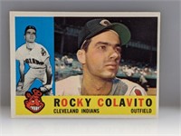 1960 Topps #400 Rocky Colavito HOF Indians