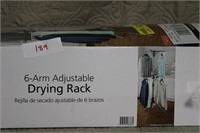 Mainstays 6 Arm Adjustable Drying Rack