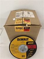 (10x bid) New Dewalt 9in grinder wheels with hubs