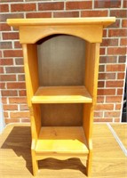 Wood night stand or book shelf. Measures 29.5"