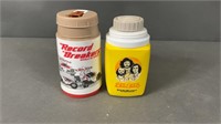 2pc Vtg Lunch Box Thermoses w/ Bee Gees