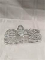Fire engine candy container Jeanette Pa glass