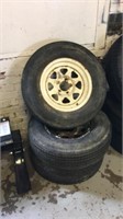 3 15 inch tires w rims