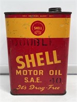 Nice SHELL “It’s Drag Free” Quart Oil Tin