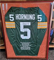 Paul Hornung Signed Jersey, numbered 3/25 with car