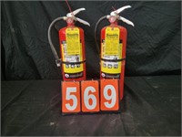 BADGER ABC DRY CHEMICAL FIRE EXTINGUISHERS