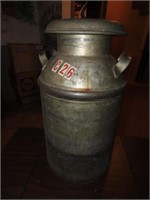 Vintage Steel milk can.