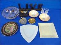 Decorative Glassware, Plates And More