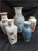 Asian inspired vases