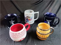 Collection of decorative mugs